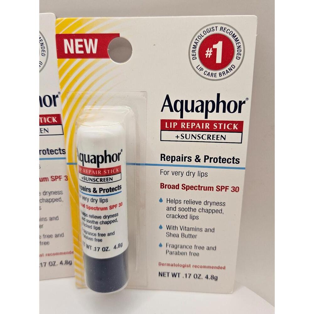 Aquaphor Lip Repair Stick + Sunscreen - two| NEW| Exp. 2/2027 - Picture 2 of 5